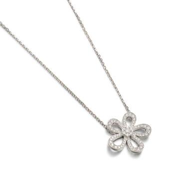 925 Sterling Silver Floral Openwork Moissanite Jewelry Set (Pendant Necklace & Stud Earrings), view 2